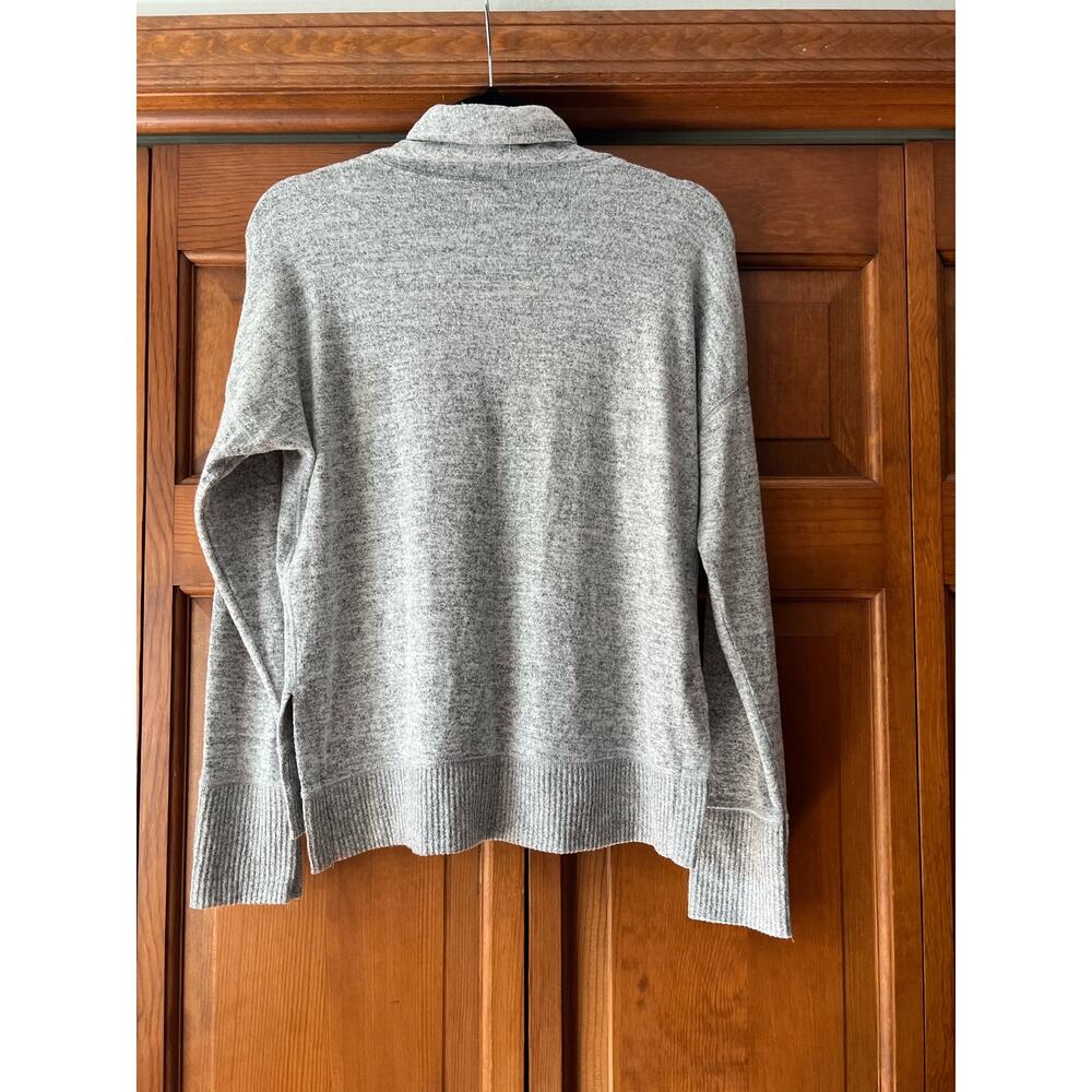 Abercrombie & Fitch Women's Turtleneck Soft Cozy Sweater Long Sleeve Gray Size S - Picture 10 of 10